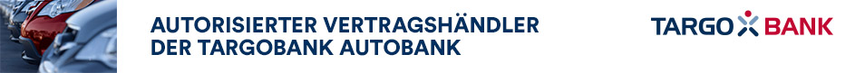 Grafik mit Aufschrift Autorisierter Vertragshändler der TargoBank Autobank